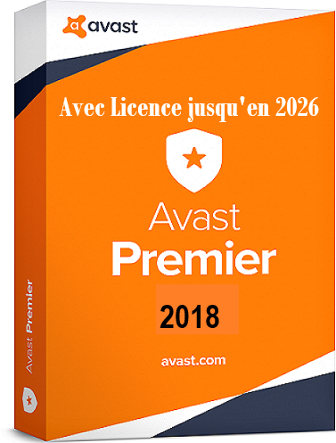 
             
         Avast Premium 2018 Antivirus version 18.2.3827 avec Licence jusqu'en 2026 (Windows)