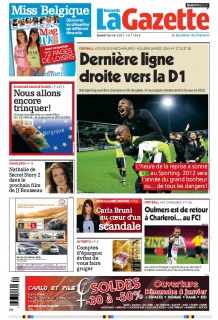 
             
         La Nouvelle Gazette de Charleroi Du 07 Janvier 2012