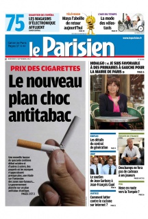 
             
         Le Parisien + Cahier de Paris du 05 Septe. 2012